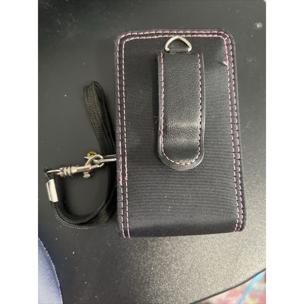 Wenger The Rhea Wristlet Case Pink Stitch Swiss Army‎ Nylon Vinyl Camera Case - Picture 3 of 10